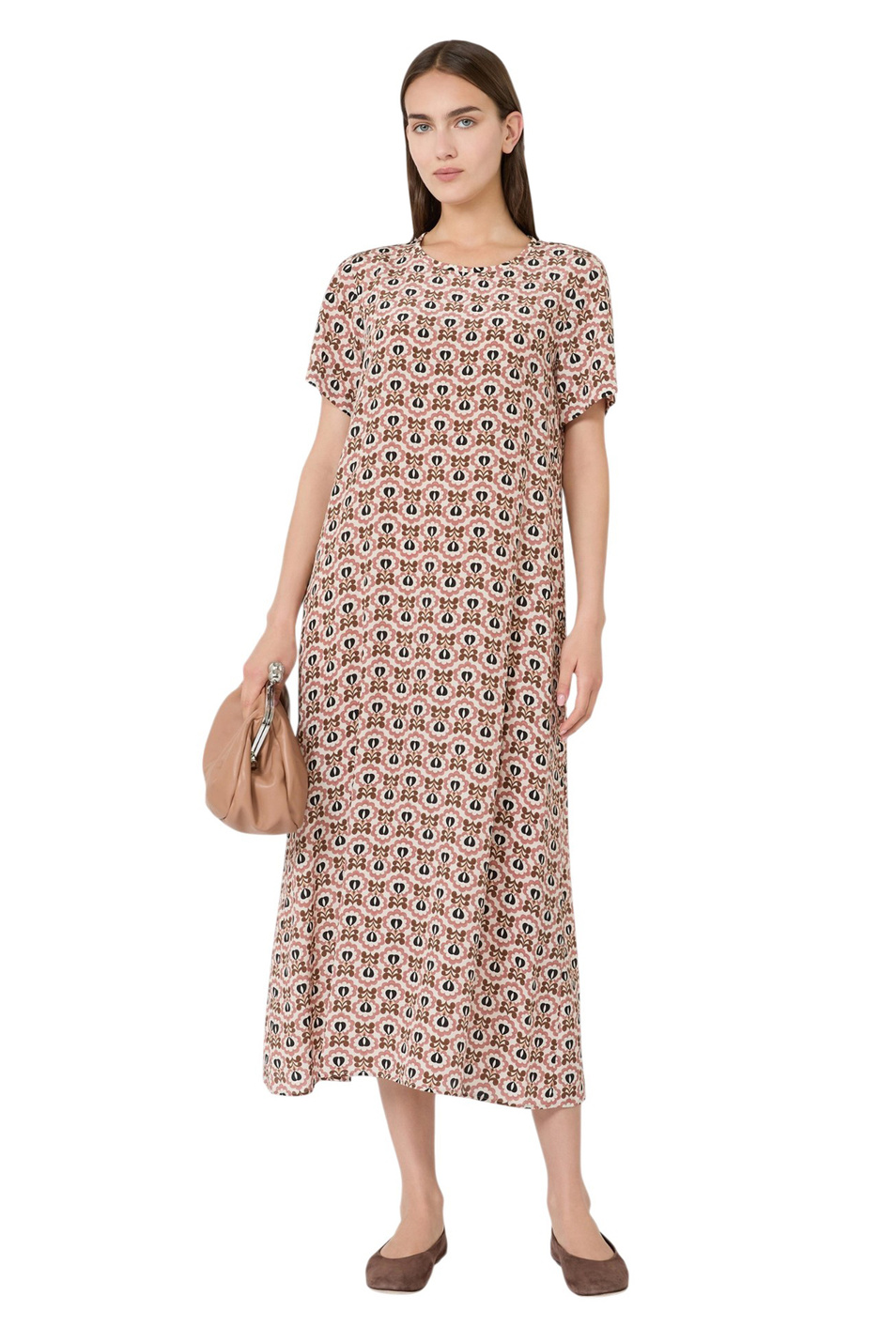 Женский Weekend Max Mara Платье VINCI из шелка (цвет ), артикул 2625226041 | Фото 3
