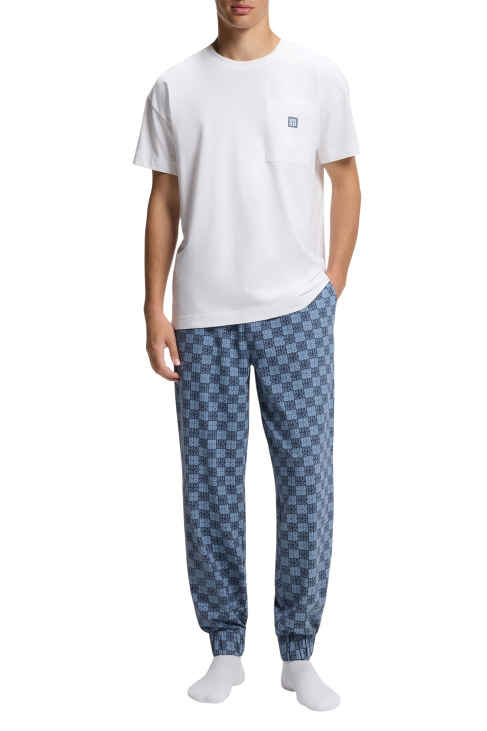 Мужской HUGO Брюки с принтом (цвет ), артикул 50556738 | Фото 2