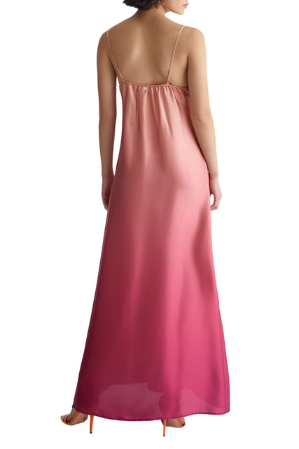Платье атласное с кружевом|Основной цвет:Розовый|Артикул:WA3041T3450 | Фото 2