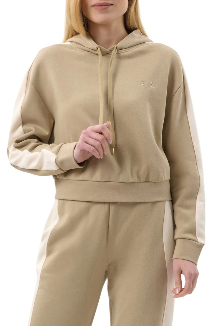 Женский Armani Exchange Худи из хлопка с вышивкой (цвет ), артикул XW001744-AF14284 | Фото 4