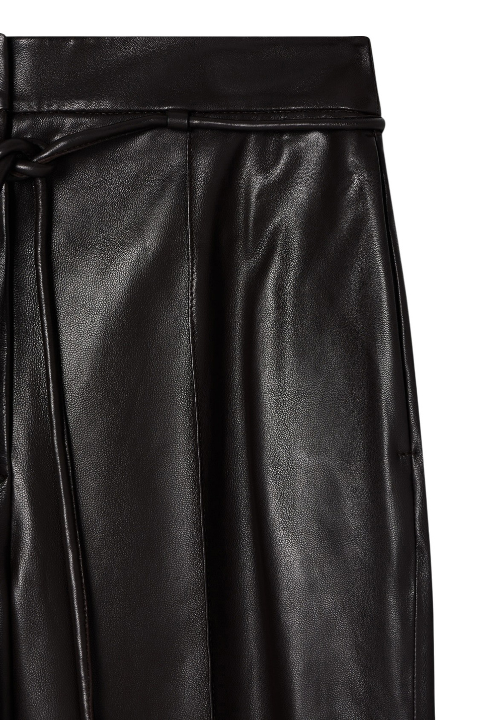 Женский Emporio Armani Брюки из натуральной кожи (цвет ), артикул EW003918-AF22815 | Фото 4