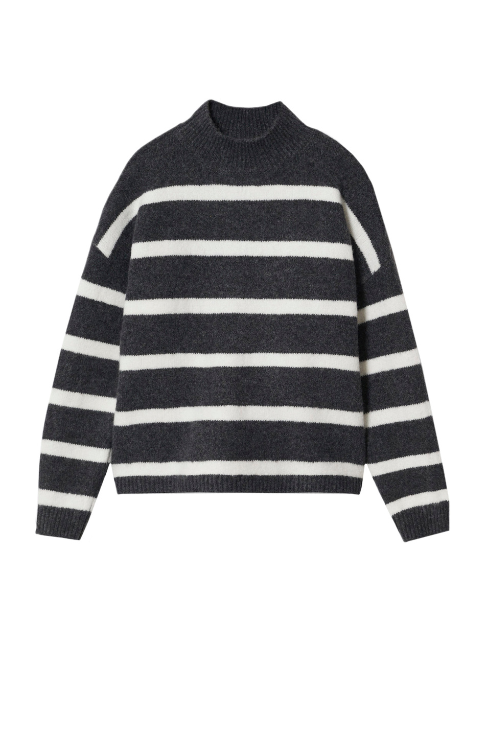 Девочкам Mango Kids Свитер KENDALL из трикотажа в полоску (цвет ), артикул 37026304 | Фото 1