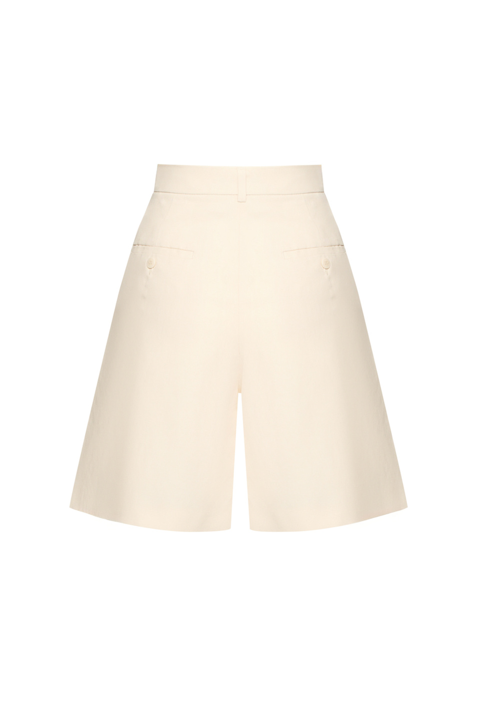 Женский Weekend Max Mara Шорты-бермуды ECUBA из хлопка и льна (цвет ), артикул 2615141022 | Фото 2