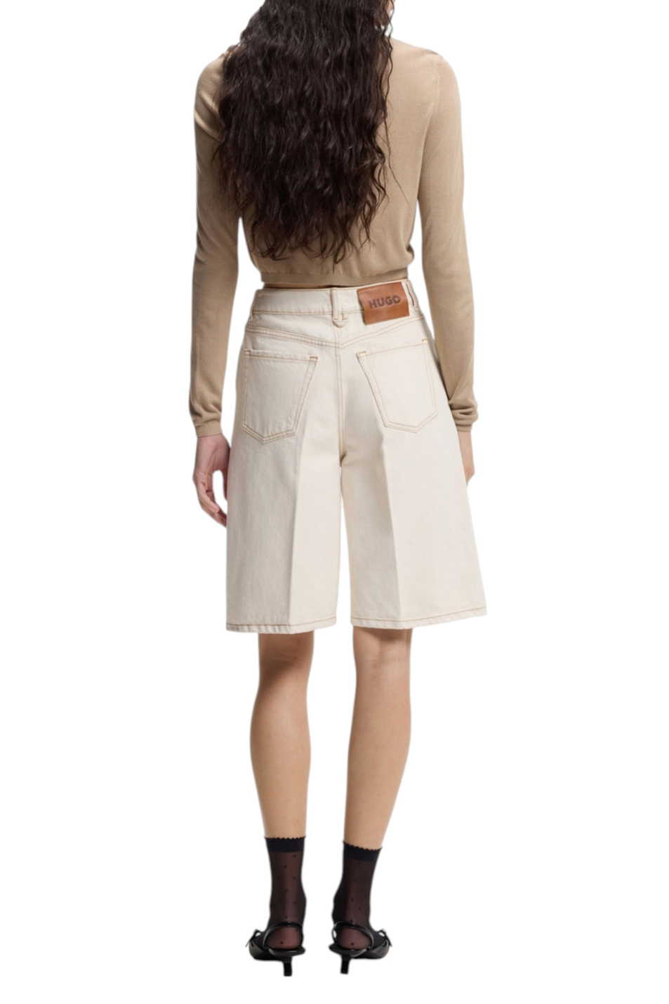 Женский HUGO Шорты Gelita джинсовые (цвет ), артикул 50557029 | Фото 4