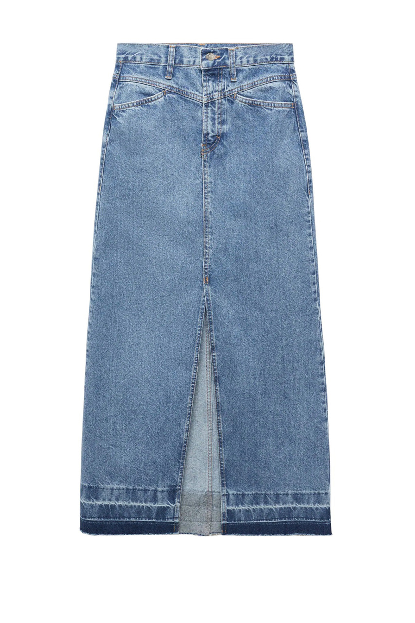 Юбка джинсовая RAFAELLA|Основной цвет:Синий|Артикул:57041177 | Фото 1