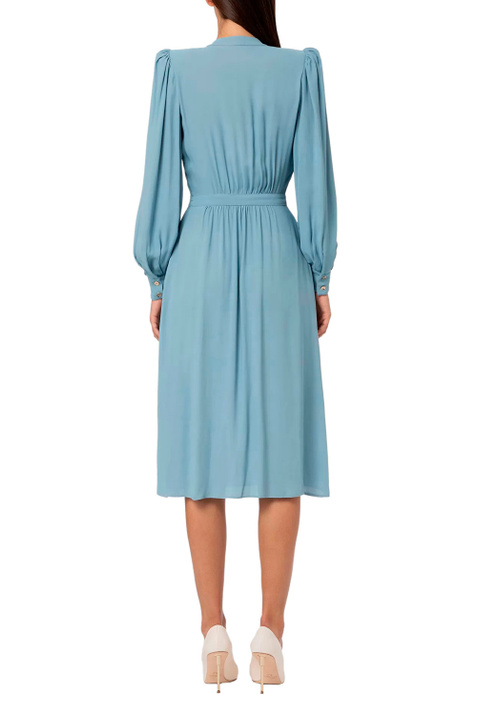Elisabetta Franchi Платье с металлическими кисточками на воротнике ( цвет), артикул AB32431E2 | Фото 3
