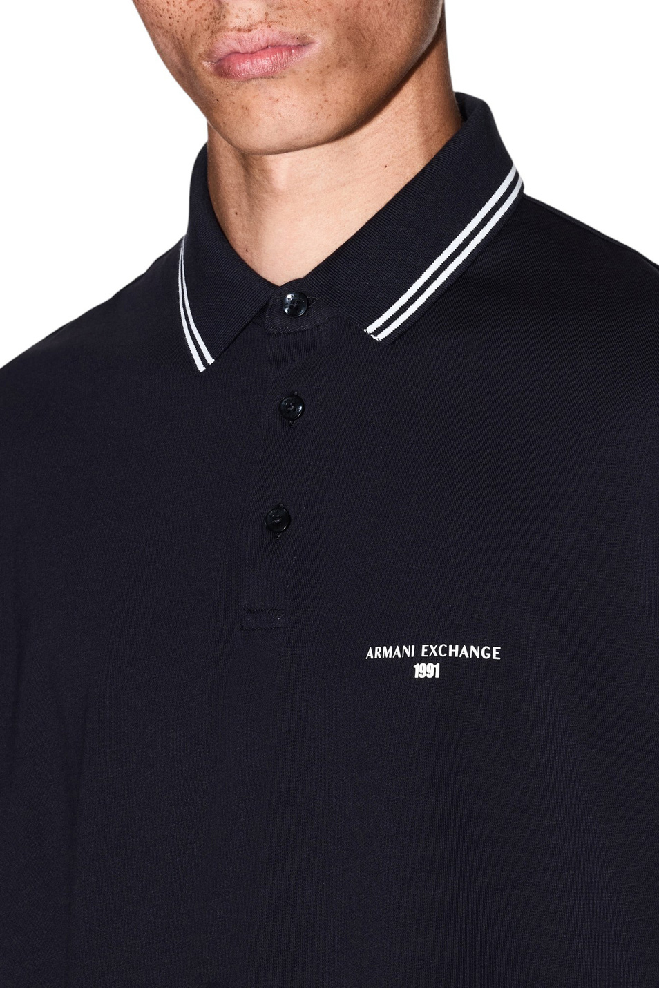 Мужской Armani Exchange Поло из хлопка (цвет ), артикул XM000993-AF10361 | Фото 5