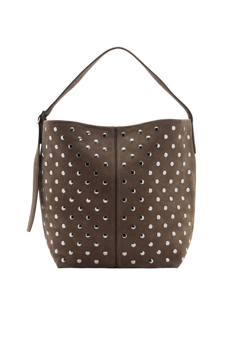 Женский Mango Сумка CARNABYT из натуральной замши (цвет ), артикул 27061223 | Фото 1