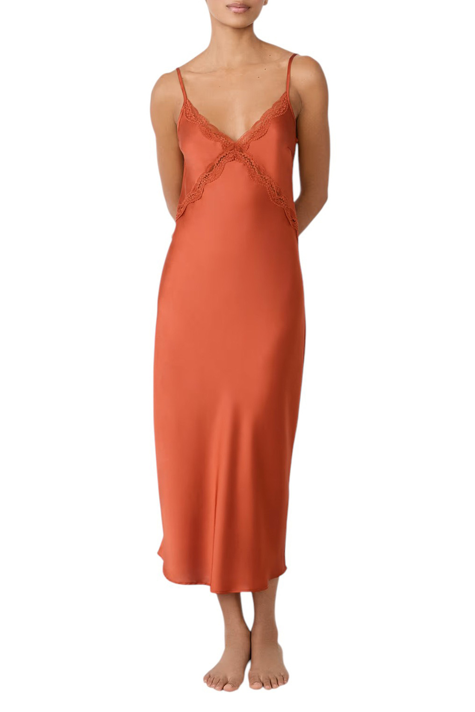 Женский Etam Платье-сорочка RENY с кружевом (цвет ), артикул 6554366 | Фото 1