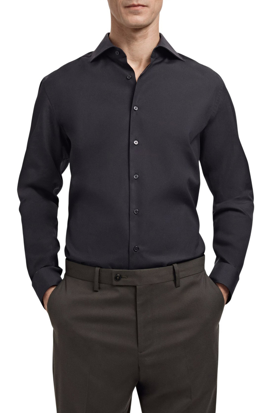 Мужской Mango Man Рубашка EMERITOL из хлопка (цвет ), артикул 27061192 | Фото 3