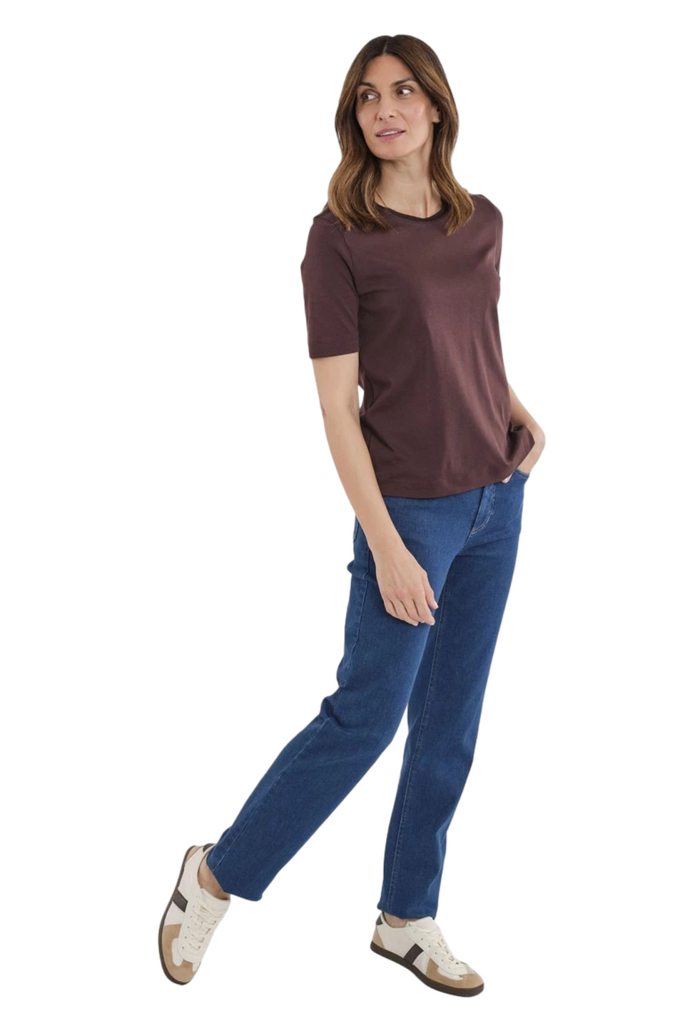 Женский Gerry Weber Футболка из хлопка (цвет ), артикул N71259 | Фото 3