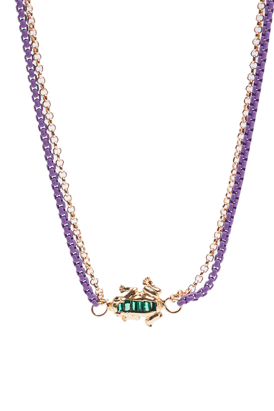 Женский Parfois Ожерелье с цепочкой с цирконием (цвет ), артикул 206670 | Фото 2