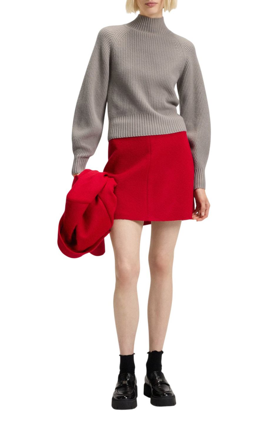 Свитер Sorellasio из смесовой шерсти|Основной цвет:Коричневый Женский HUGO Свитер Sorellasio из смесовой шерсти (цвет ), артикул 50548292 | Фото 2