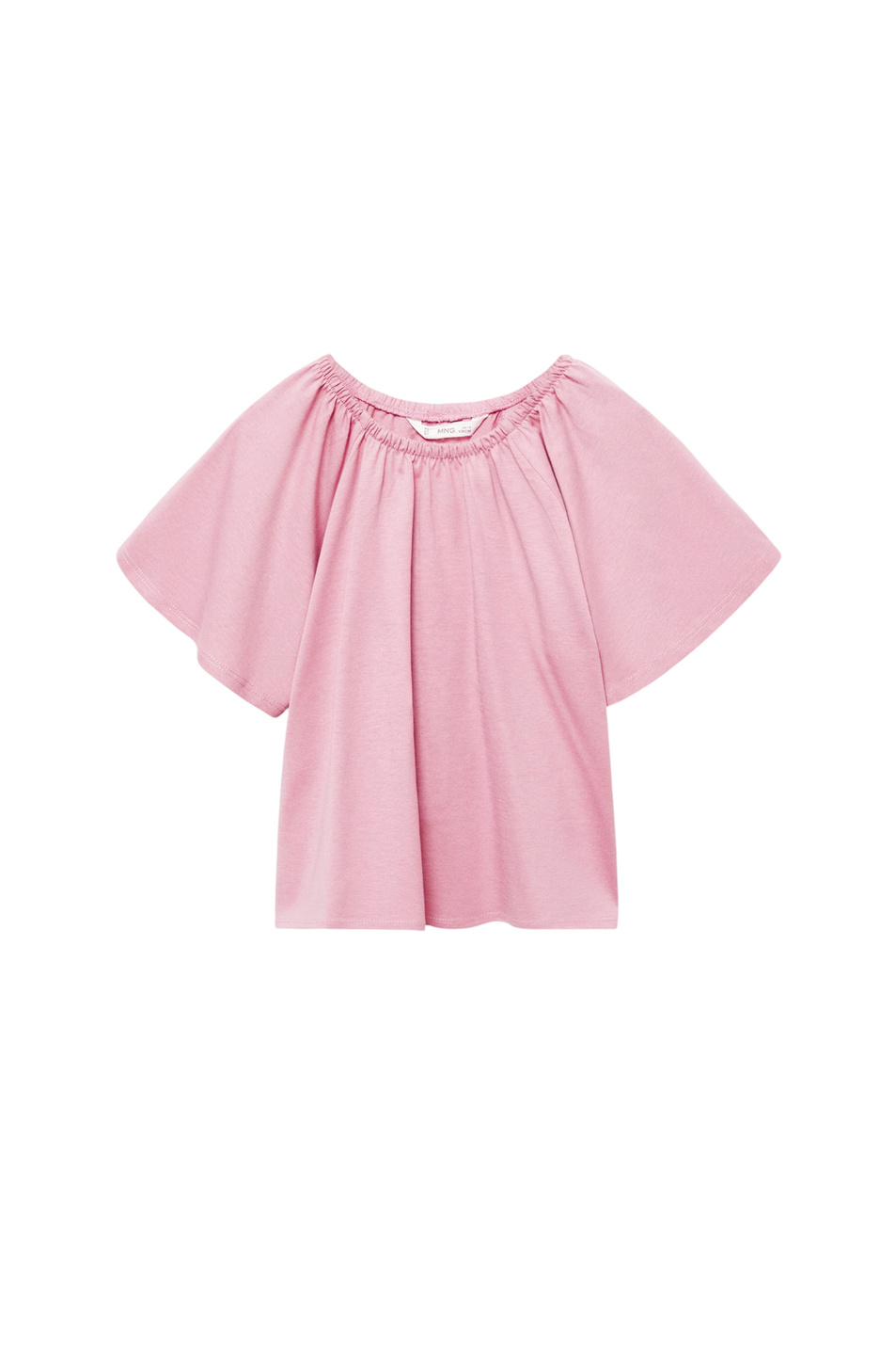 Девочкам Mango Kids Футболка AIRE из хлопка (цвет ), артикул 87047690 | Фото 1