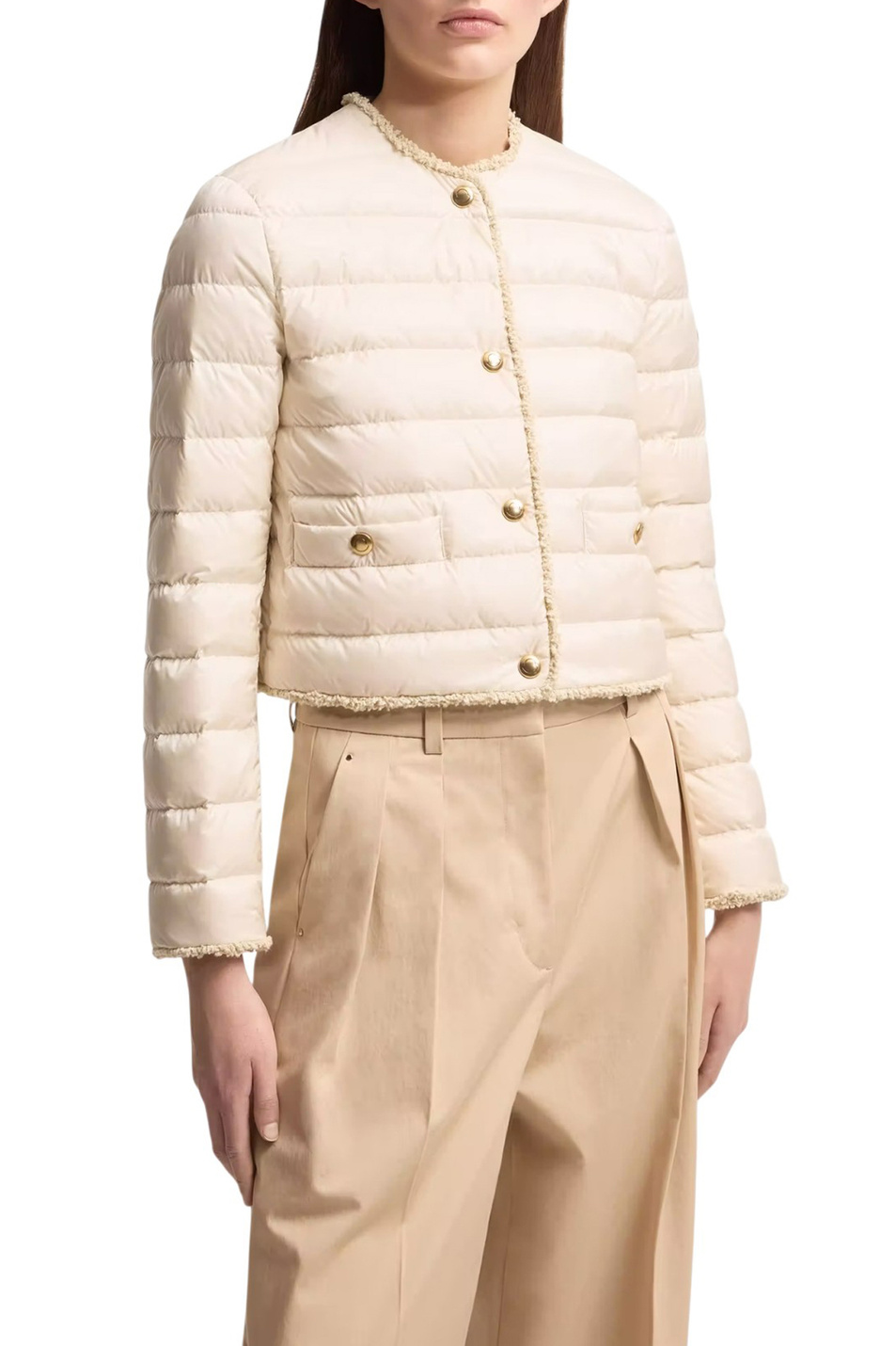 Женский Moncler Куртка FLEURS с пуховым наполнителем (цвет ), артикул L10931A00104-597YF | Фото 3