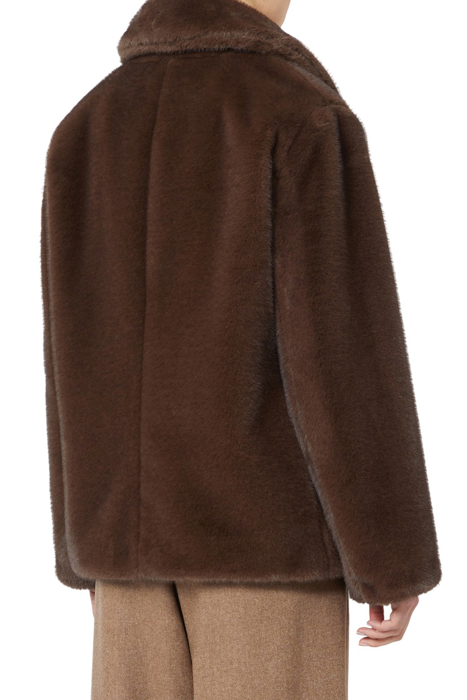 Полушубок LAURA|Основной цвет:Коричневый Женский Max Mara Полушубок LAURA (цвет ), артикул 2529456013 | Фото 4