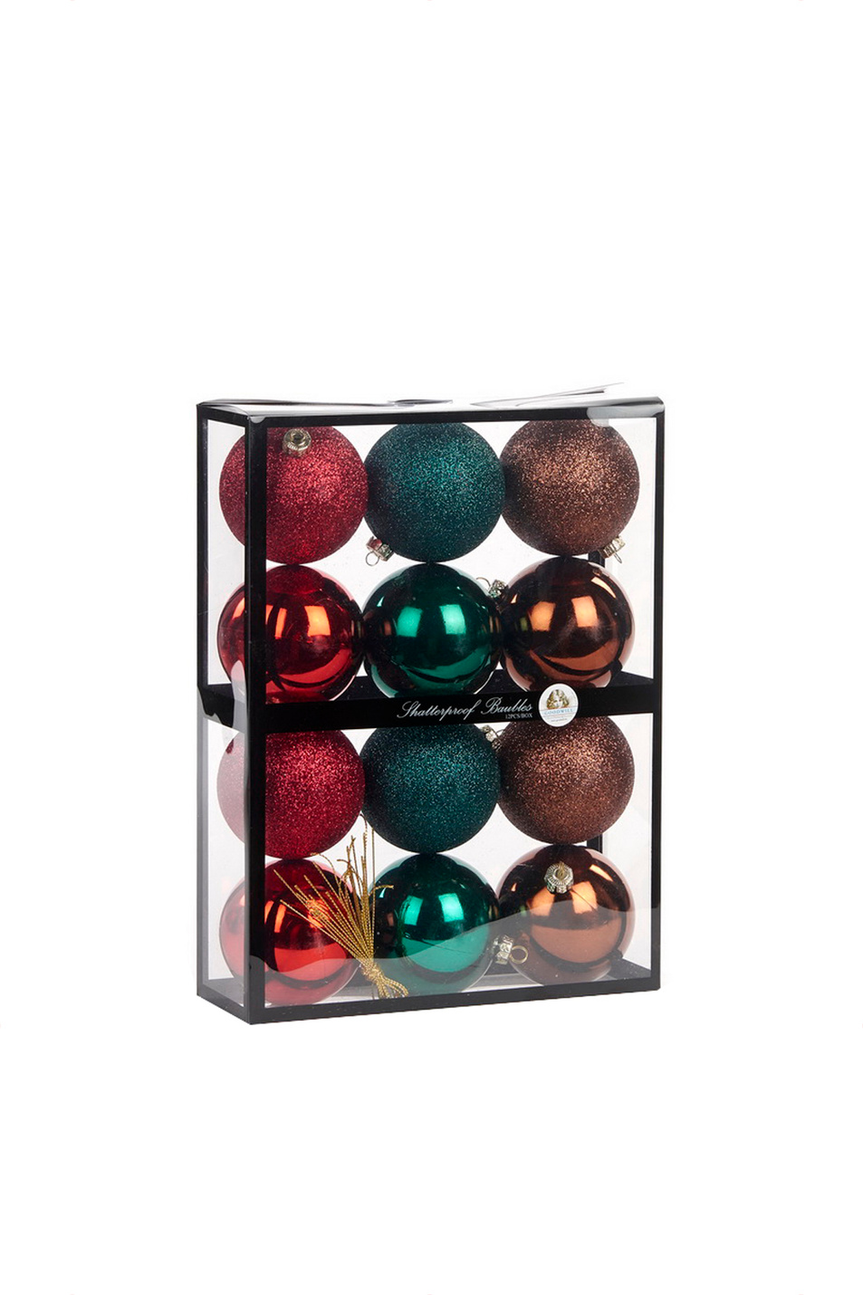 Goodwill Набор из 12 елочных шаров, 7 см (цвет ), артикул TR 24794 | Фото 1