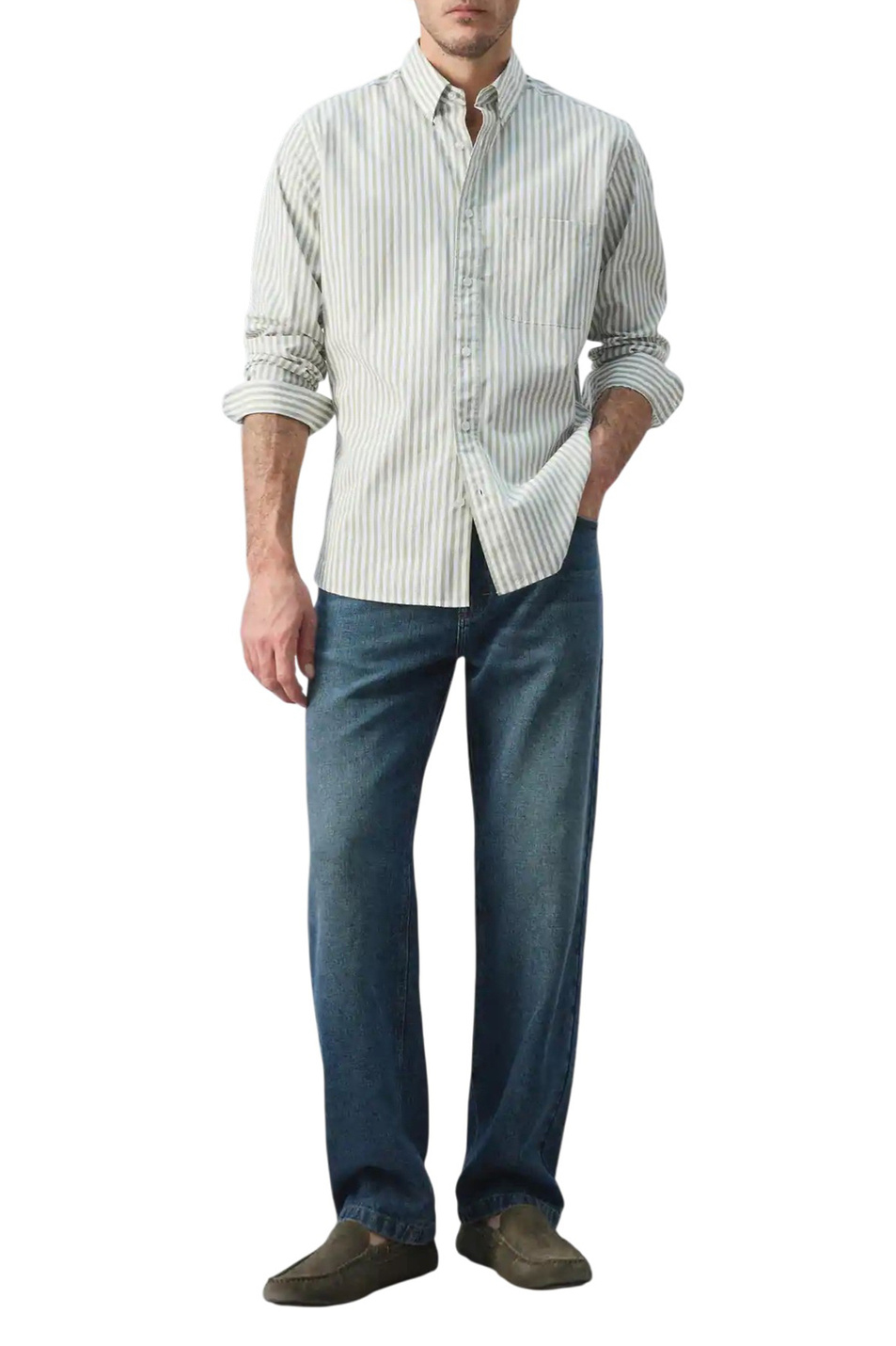 Мужской Mango Man Рубашка CANDELA из хлопка (цвет ), артикул 27055945 | Фото 2