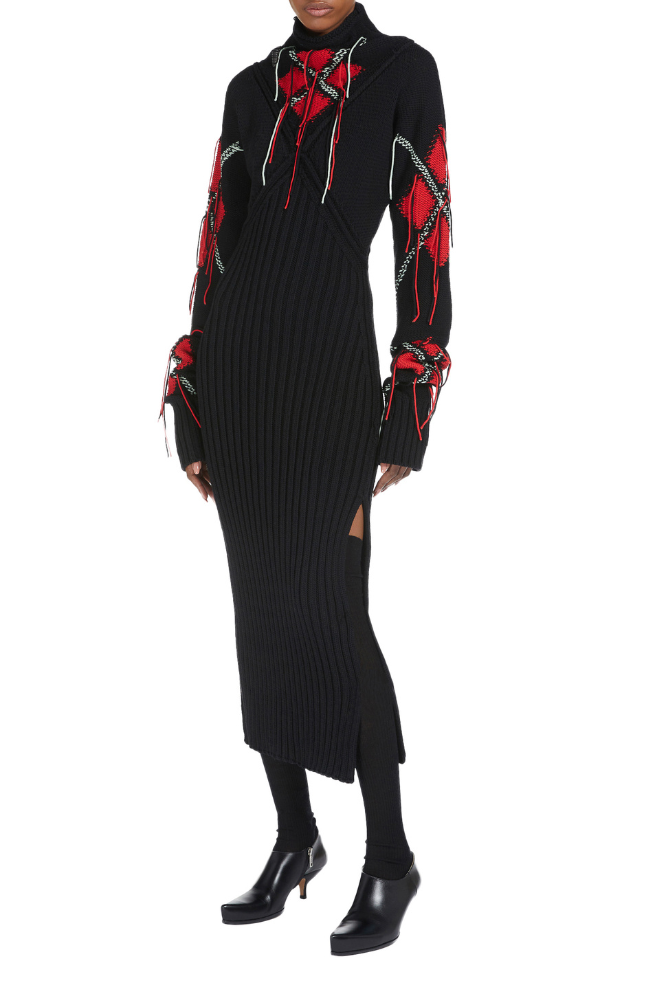 Женский Sportmax Платье ALETTA с бахромой и боковым разрезом (цвет ), артикул 23260523 | Фото 2