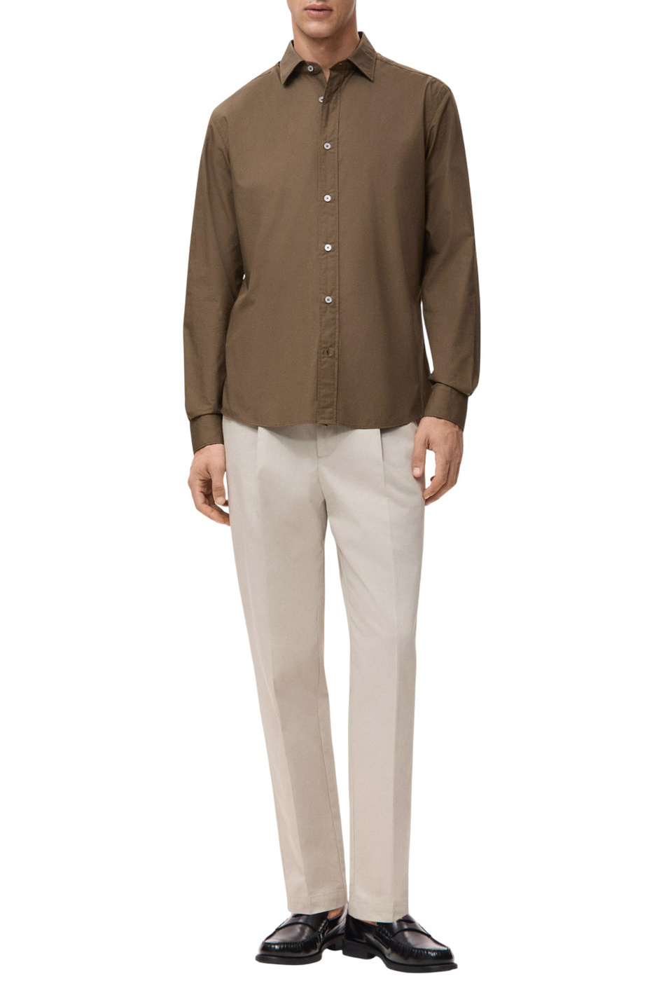 Мужской Mango Man Рубашка PLAY из хлопка (цвет ), артикул 27091290 | Фото 2