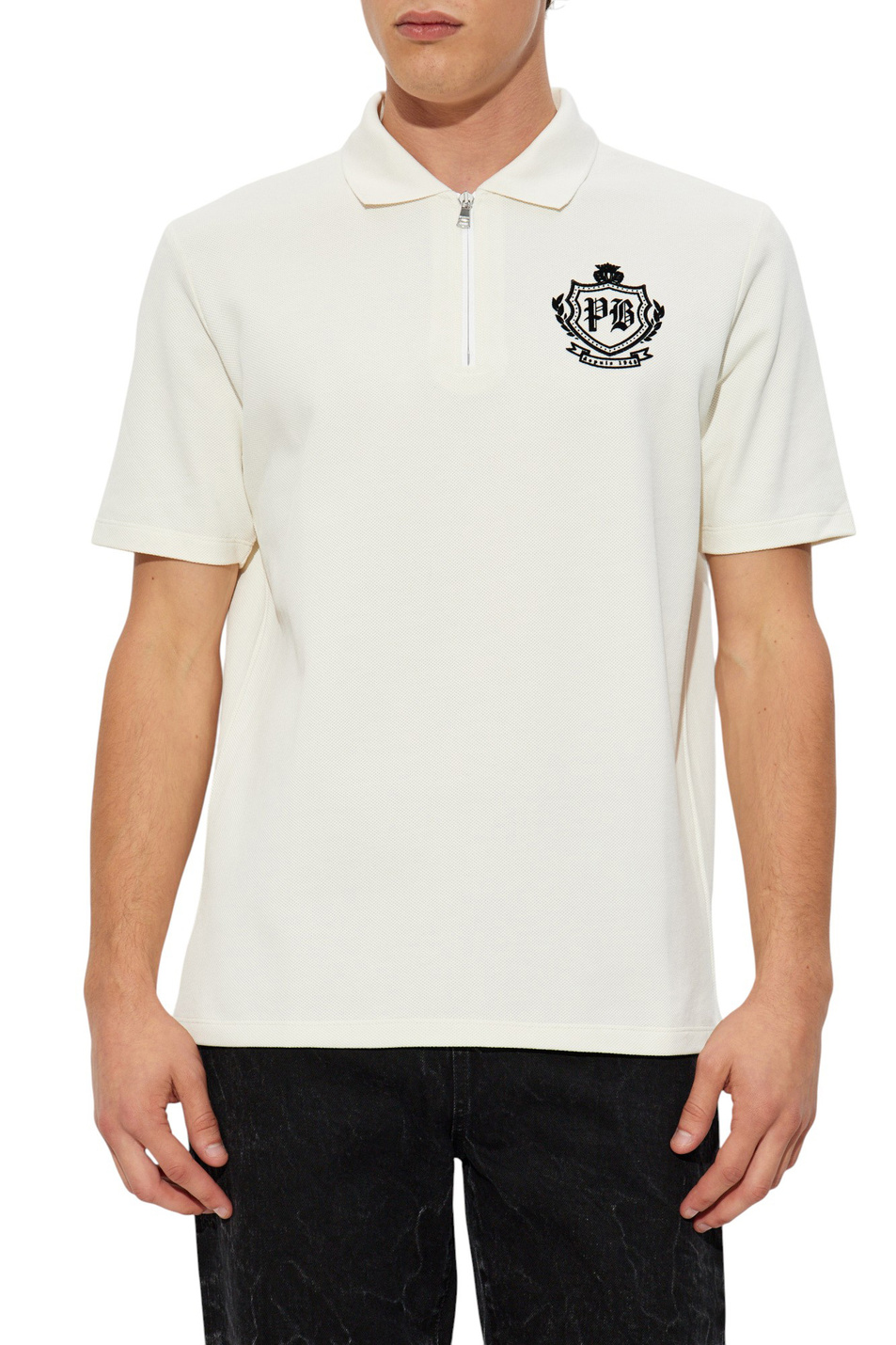Мужской Balmain Поло из хлопка (цвет ), артикул FH0GC027GF30 | Фото 2