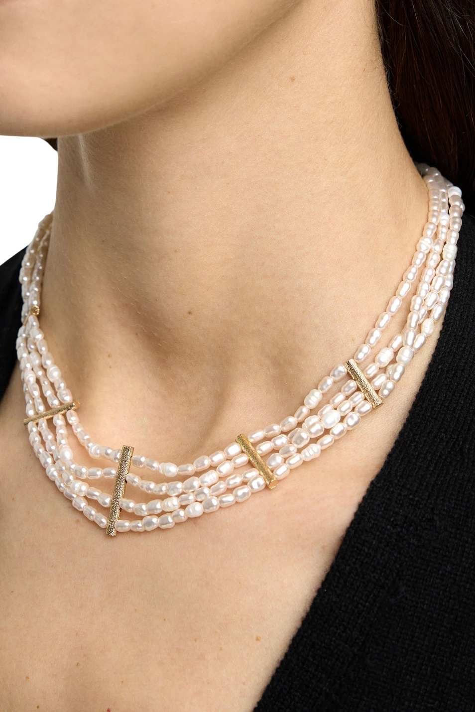 Женский Parfois Ожерелье с натуральным жемчугом (цвет ), артикул 242854 | Фото 2