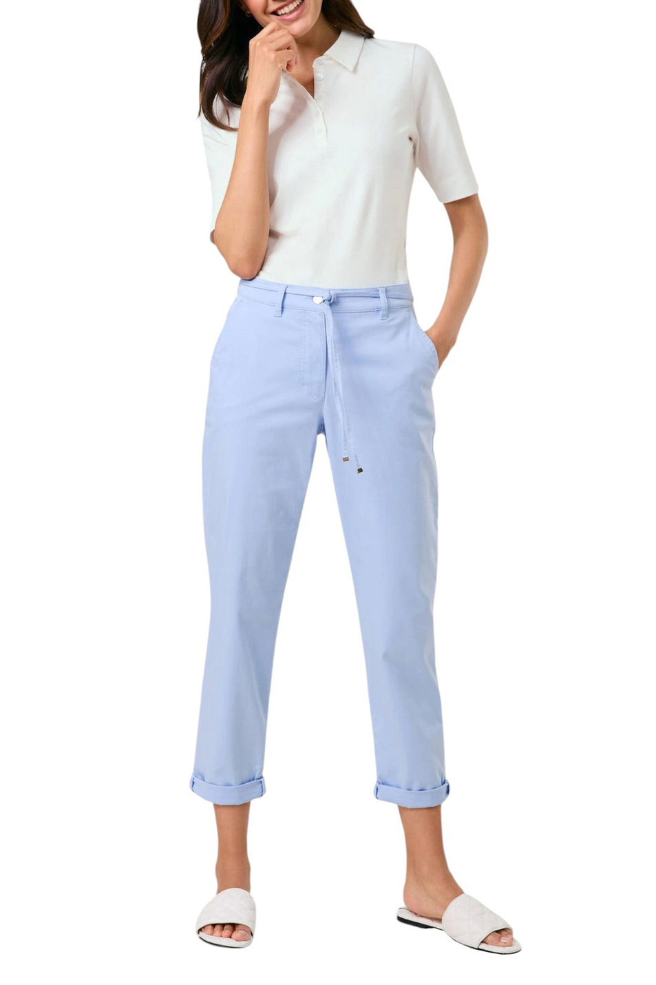 Женский Gerry Weber Брюки из эластичного хлопка (цвет ), артикул 925045-66933-KES SY | Фото 3