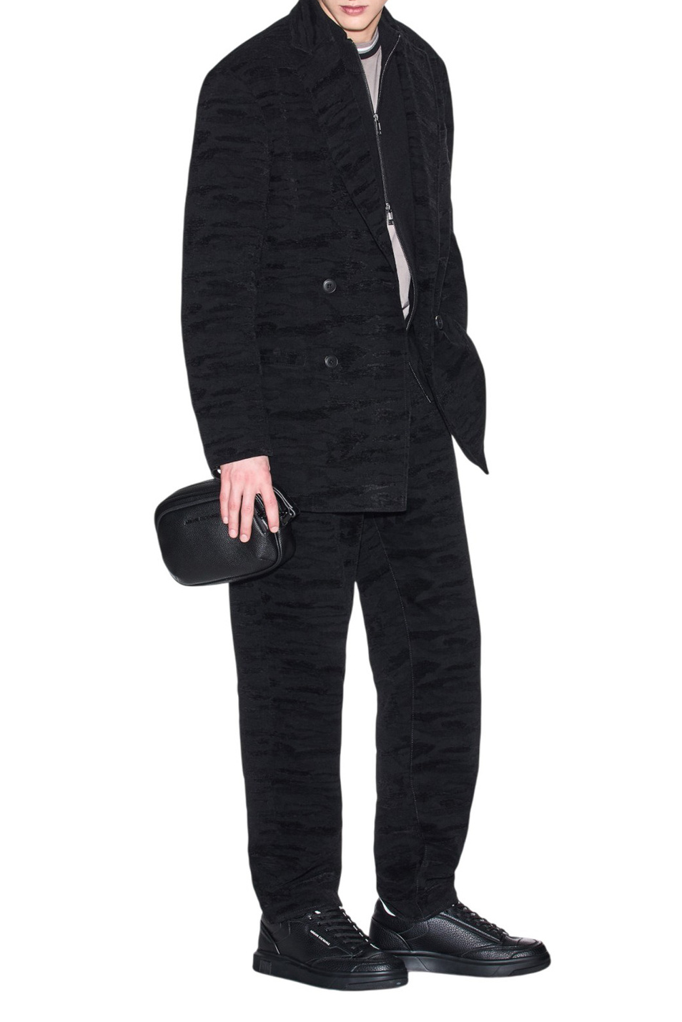 Мужской Armani Exchange Джинсы из жаккардового денима (цвет ), артикул XM000075-AF21364 | Фото 3