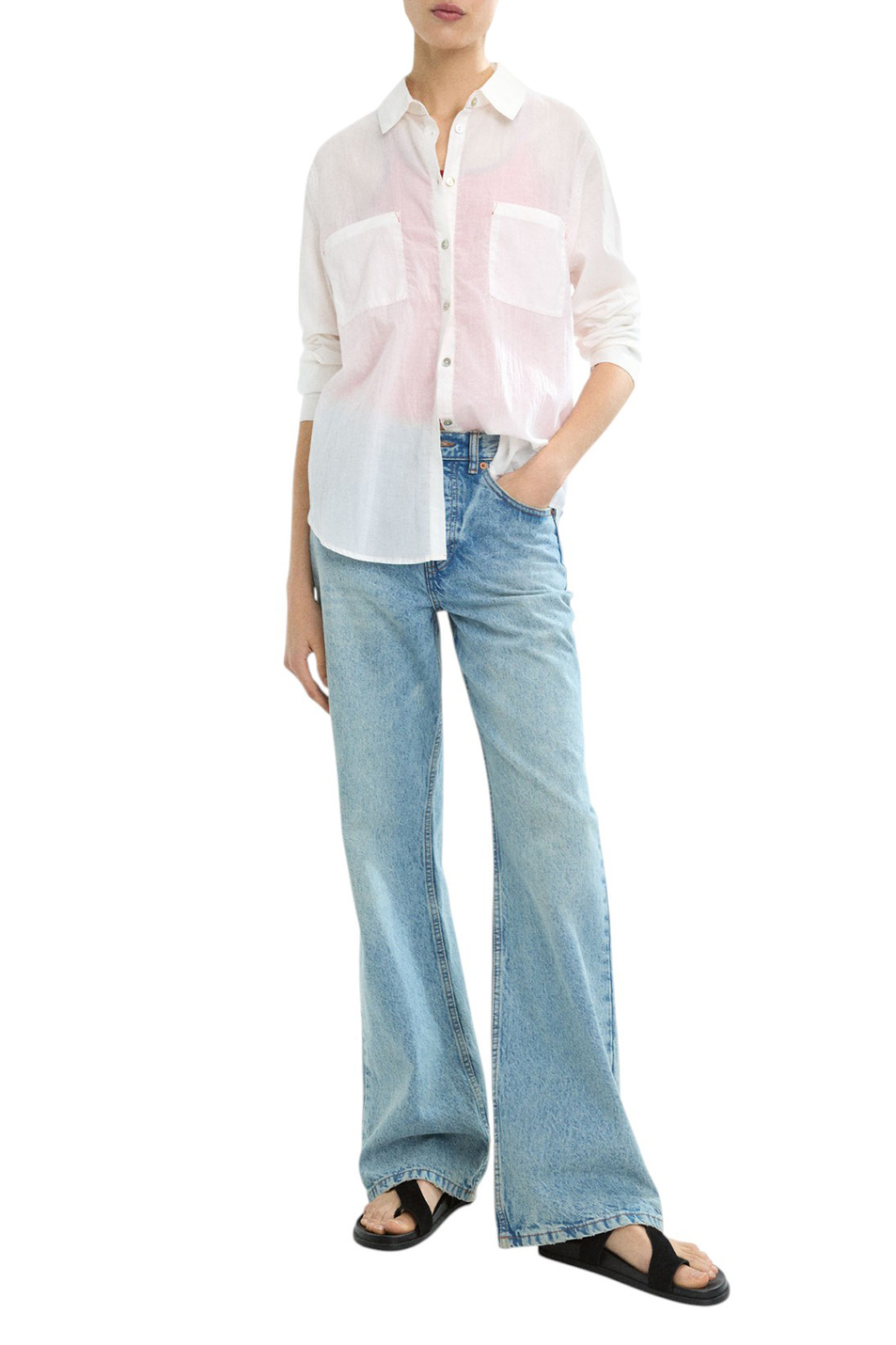 Женский Parfois Рубашка из хлопка (цвет ), артикул 232415 | Фото 2