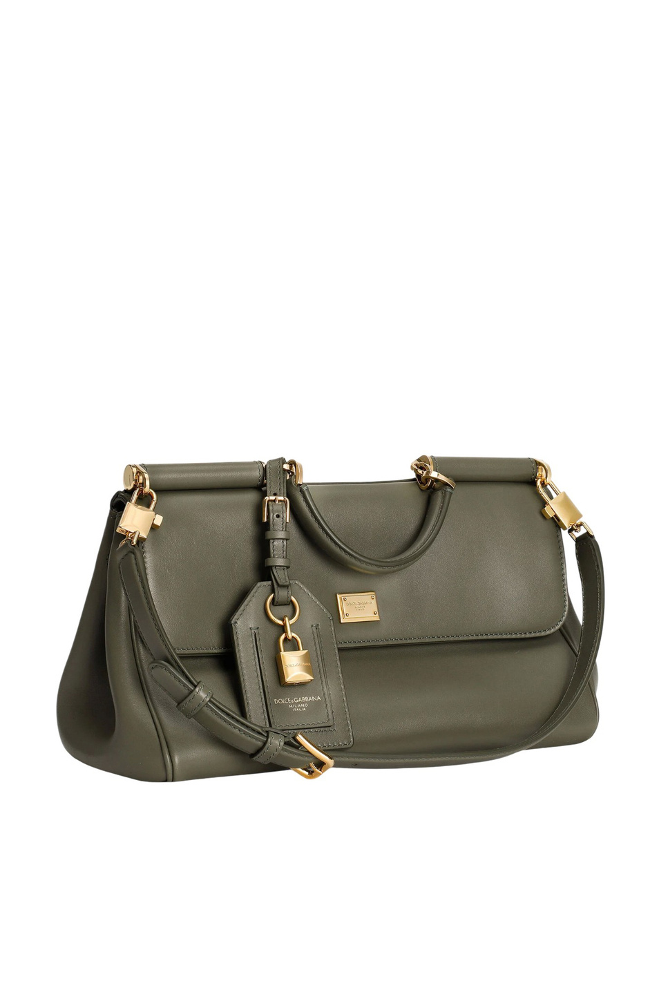 Сумка My Sicily из натуральной кожи|Основной цвет:Хаки Женский Dolce & Gabbana Сумка My Sicily из натуральной кожи (цвет ), артикул BB7782-B7321 | Фото 3