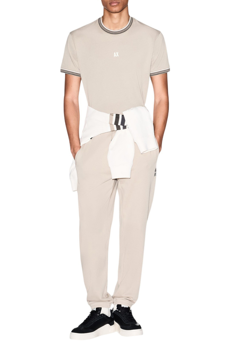 Мужской Armani Exchange Брюки из хлопка (цвет ), артикул XM002447-AF22124 | Фото 2