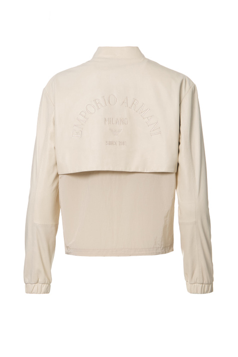 Emporio Armani Куртка из натуральной кожи с вышитым лого на спинке ( цвет), артикул INB01P-I2P02 | Фото 2