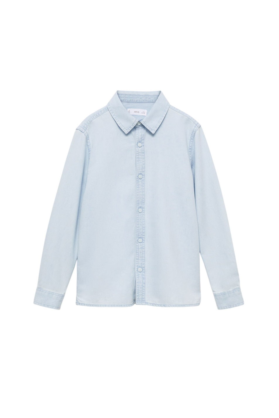 Мальчикам Mango Kids Рубашка JOAN джинсовая (цвет ), артикул 87033636 | Фото 1
