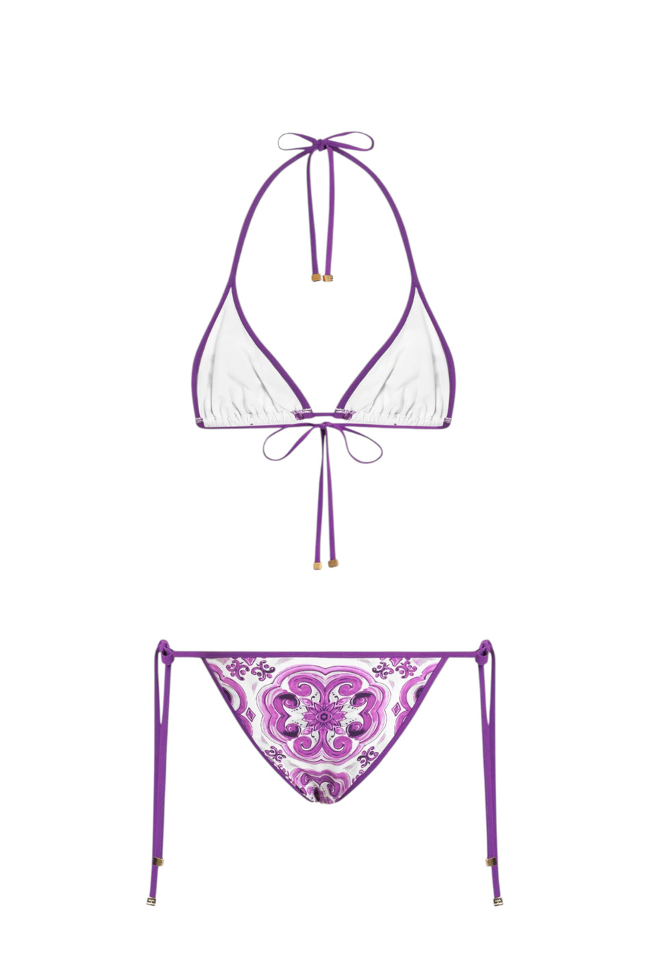 Женский Dolce & Gabbana Купальник раздельный с принтом майолика (цвет ), артикул O8A02J-ONO19 | Фото 2