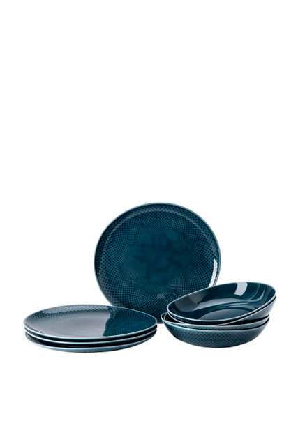 Набор посуды на 4 персоны (8 предметов)|Основной цвет:Синий|Артикул:10540-405202-28687 | Фото 1