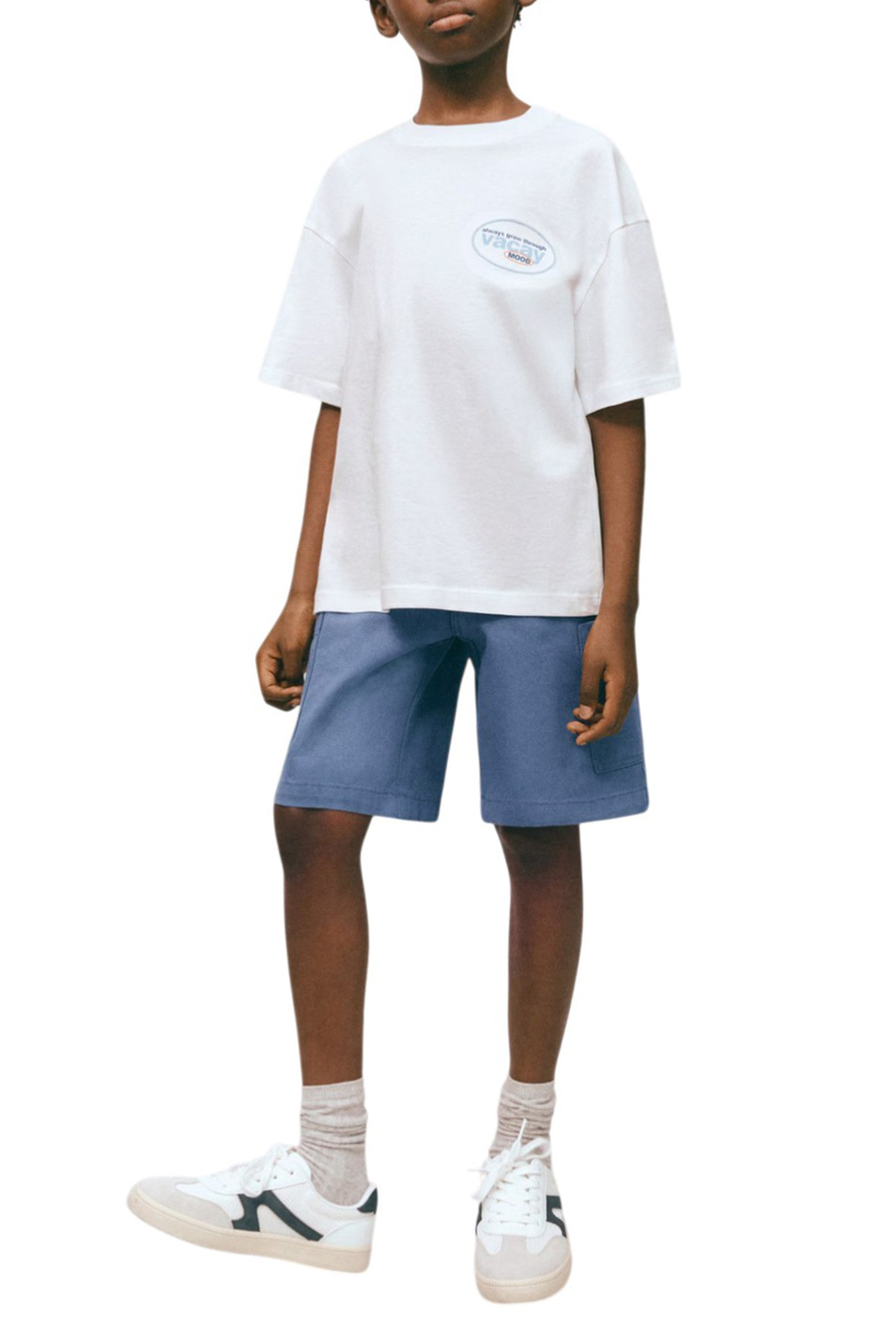 Мальчикам Mango Kids Шорты-карго TENERIFE из хлопка (цвет ), артикул 27096729 | Фото 3