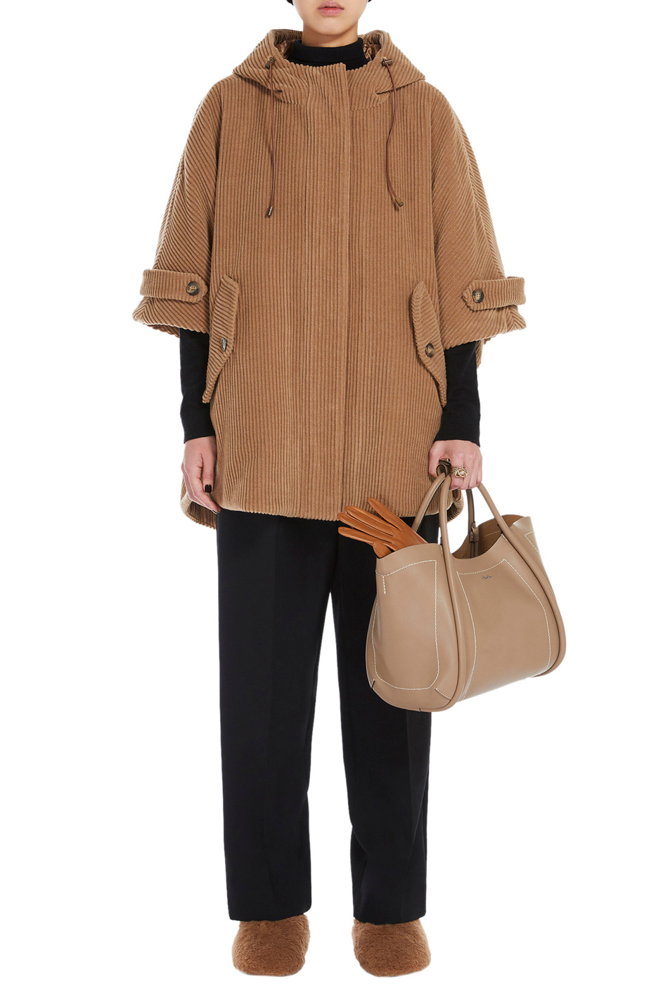 Женский Max Mara Сумка MARINS из натуральной кожи (цвет ), артикул 2424516052 | Фото 4