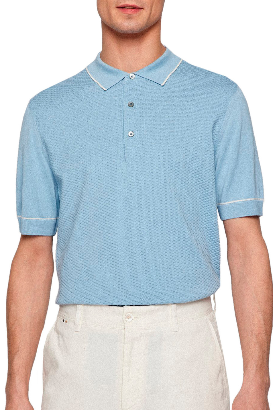 BOSS Рубашка поло классической посадки с короткими рукавами (цвет ), артикул 50471161 | Фото 3