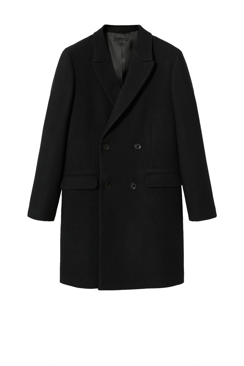 Пальто BARLEY из смесовой шерсти|Основной цвет:Черный|Артикул:37084770 | Фото 1
