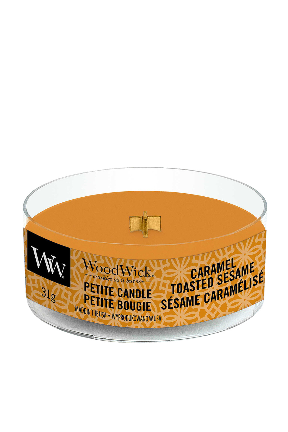 Не имеет пола Woodwick Свеча "Карамель и жареный кунжут" (цвет ), артикул 1666257E | Фото 1
