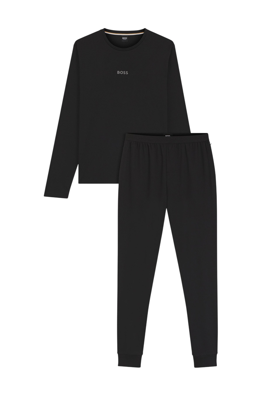 Пижама из хлопка|Основной цвет:Черный Мужской BOSS Пижама из хлопка (цвет ), артикул 50550547 | Фото 1