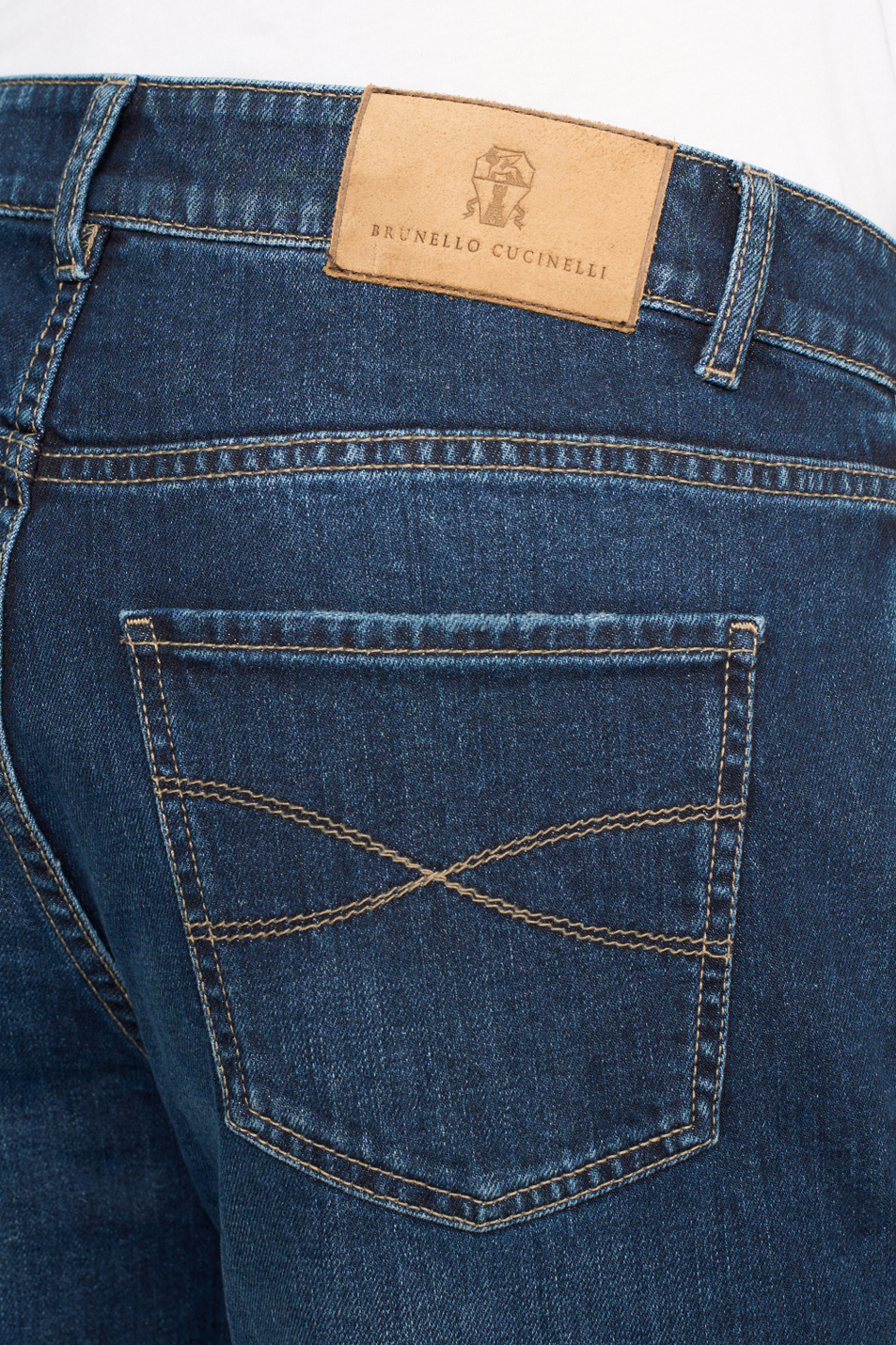 Мужской Brunello Cucinelli Джинсы из эластичного хлопка (цвет ), артикул M283PD3210 | Фото 5