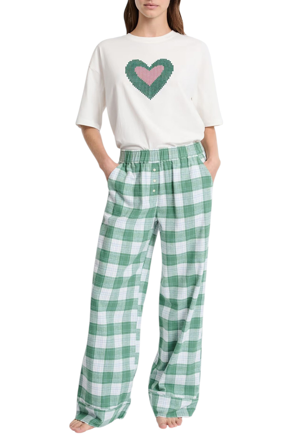 Женский Etam Брюки PAMELA из хлопка (цвет ), артикул 6556043 | Фото 2