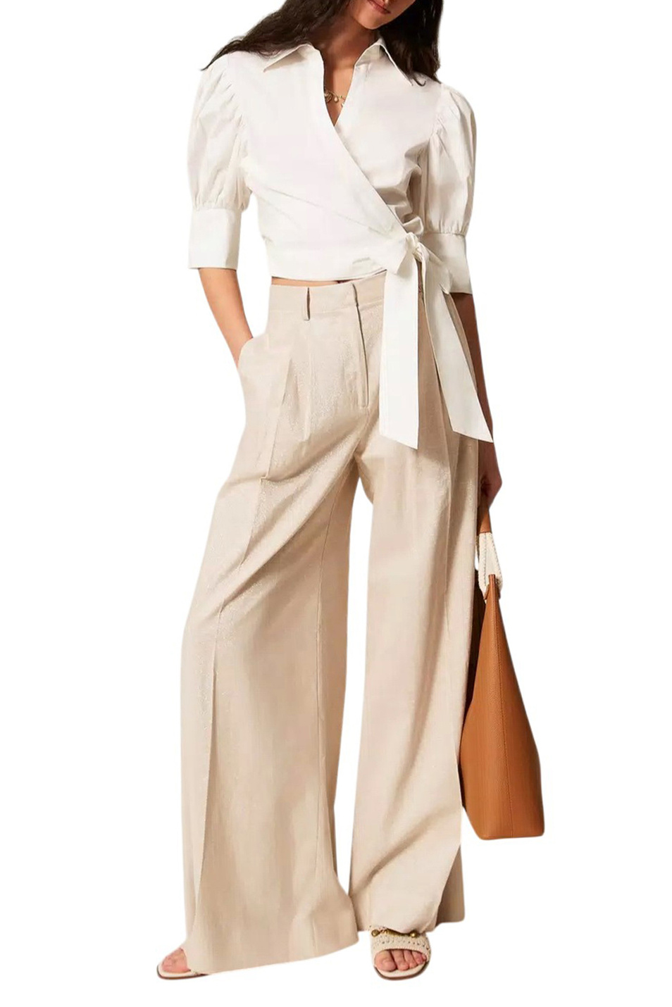 Женский TWINSET Milano Рубашка из эластичного хлопка (цвет ), артикул 261AT2021 | Фото 2