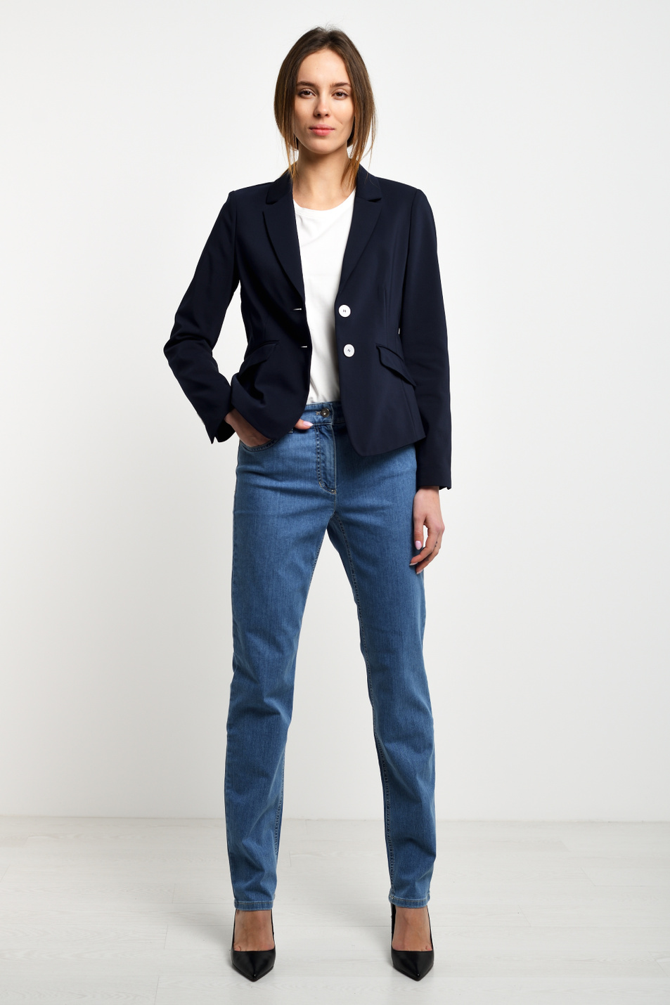 Женский Gerry Weber Пиджак из смесового эластичного хлопка (цвет ), артикул 93181-38107 | Фото 2