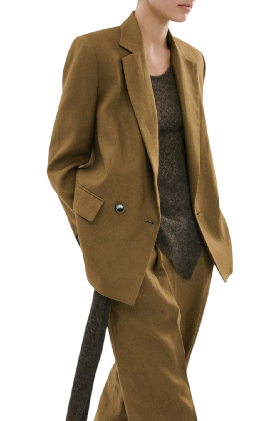 Женский Mango Пиджак TEMPOLI однотонный (цвет ), артикул 27027161 | Фото 3