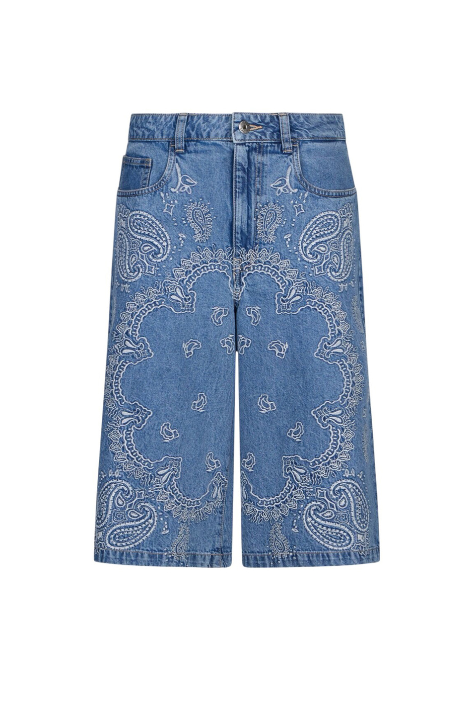 Женский Liu Jo Шорты джинсовые с вышивкой (цвет ), артикул UA6182D0313 | Фото 1