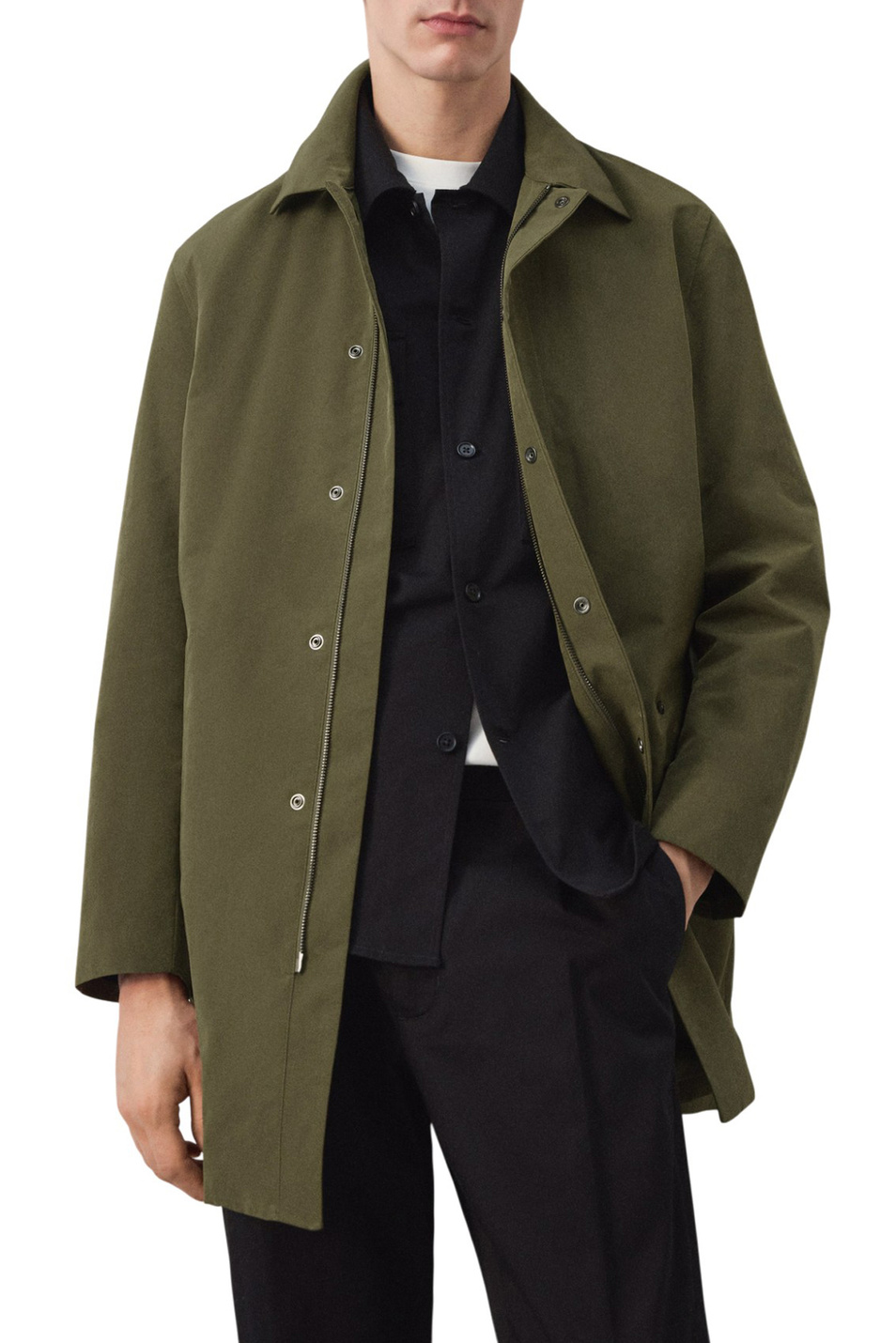 Мужской Mango Man Парка GALE со съемным капюшоном (цвет ), артикул 27034409 | Фото 5