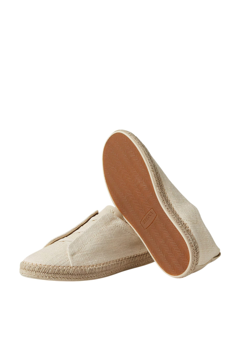 Мужской Zegna Эспадрильи Triple Stitch™ изо льна (цвет ), артикул LHOLC-S8265Z-PMW | Фото 3