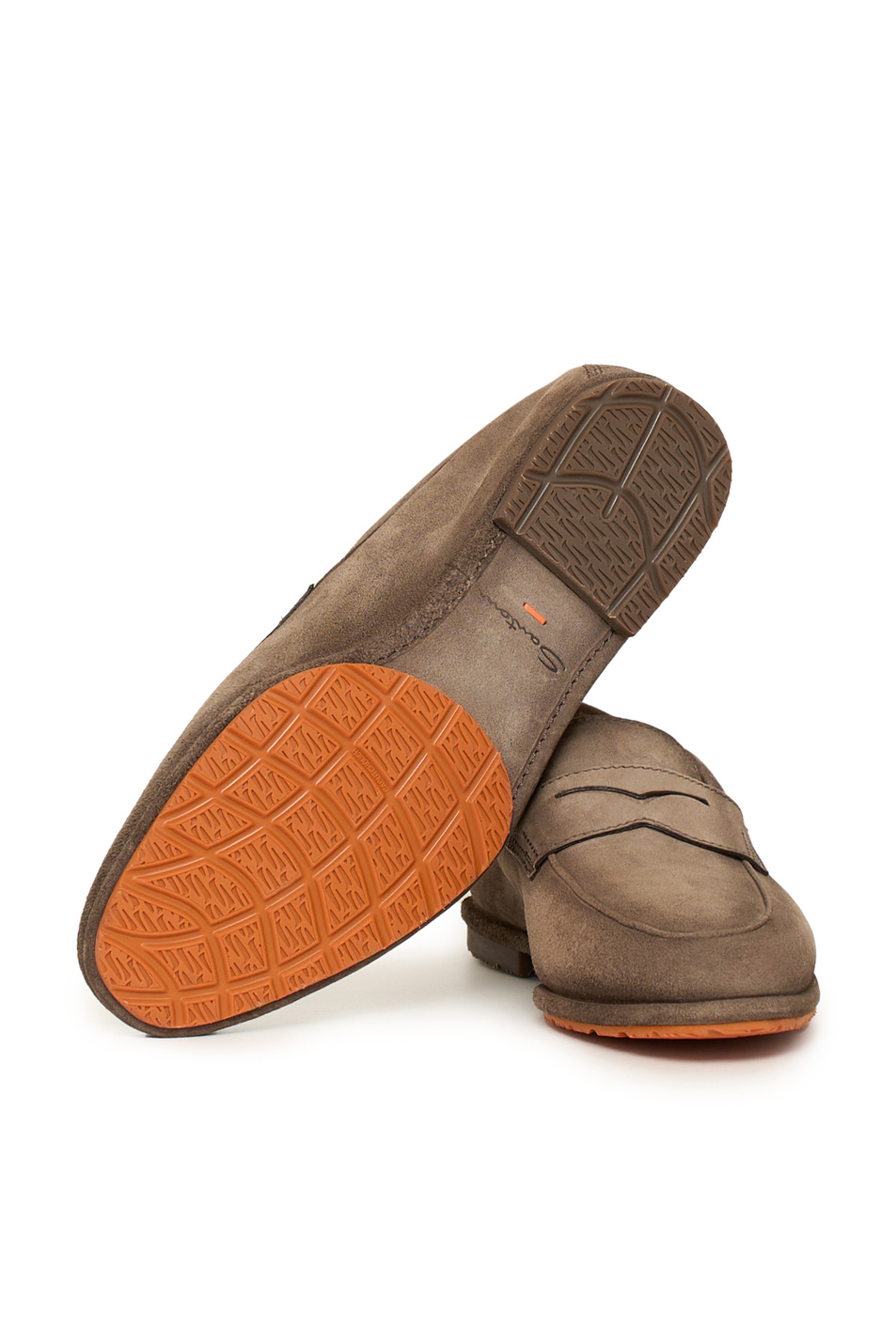 Мужской Santoni Лоферы Carlo Driver из натуральной замши (цвет ), артикул MCNG19298SI6SEAAM72 | Фото 6